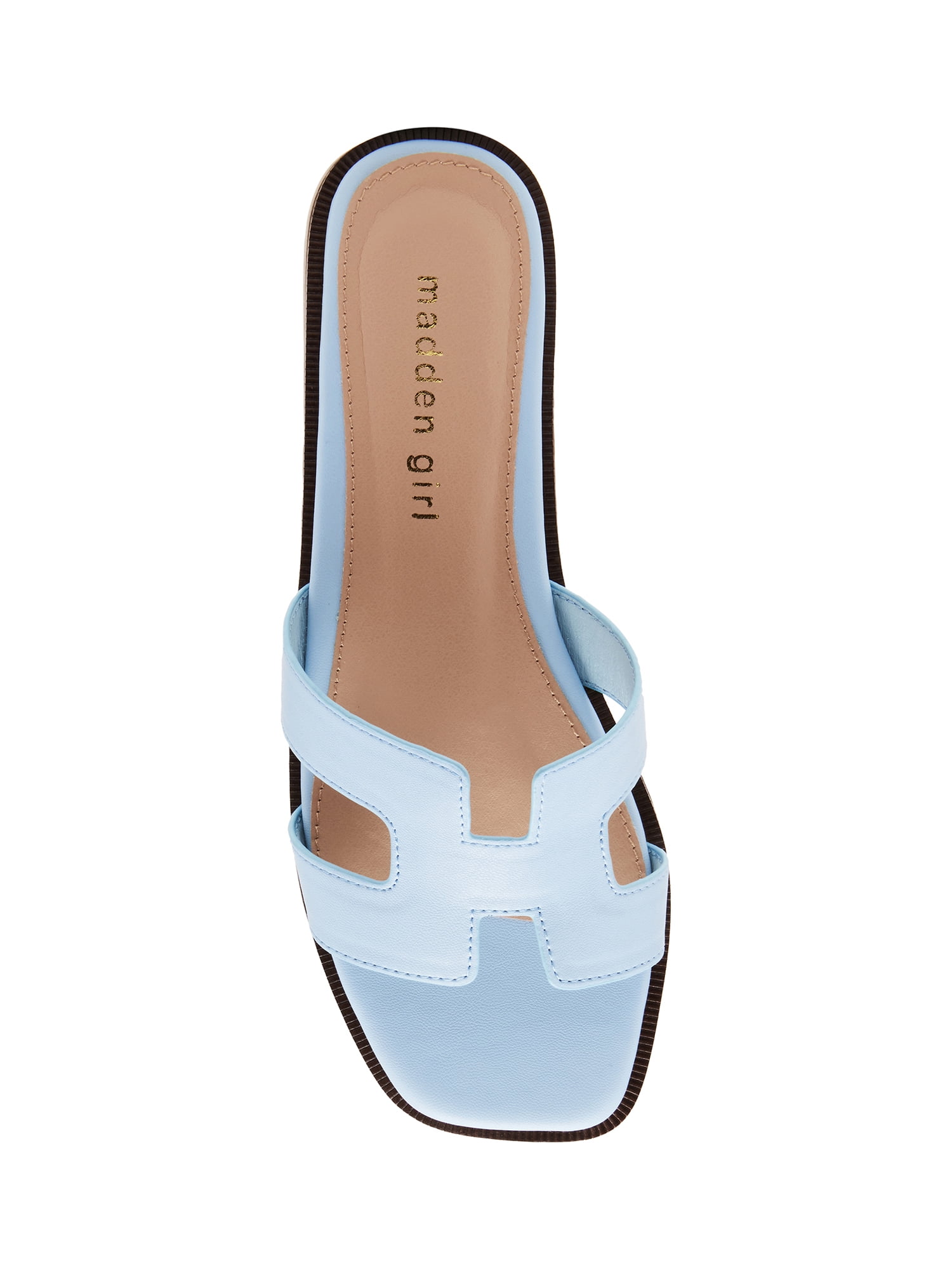 Madden Girl Women's Hailey Flat Slide Sandal