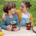 thumbnail image 7 of PAYOHTO Colorful Cute Elephants Birds Flowers Insulated Stainless Steel Tumbler 12 oz Thermos Come with Straw Kids Leak-Proof Travel Mug Cup, 7 of 7
