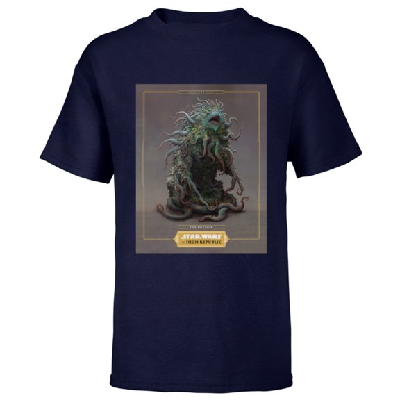 Star Wars The High Republic The Drengir - Short Sleeve T-Shirt for Kids – Customized-Navy