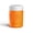 orange, variant on Smart Automatic Pet Bathing Cup Dog Beauty Tool Outdoor Cleanliness Essential Plastic Material Grey Orange Colors Dog Cleaning Supplies