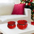 thumbnail image 2 of Red Metal Santa Belt Planter (Set Of 2), 2 of 3