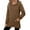 Brown(Womens Tops), variant on Women Long Hooded Sweatshirts,Pullover,Casual Basic Tops,Soft,Side Split Hoodies for Women,Black,Size XL