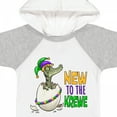 thumbnail image 4 of Inktastic New to the Krewe Mardi Gras Baby Alligator Boys or Girls Baby Bodysuit, 4 of 5