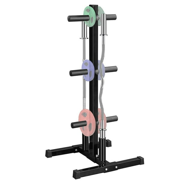 Kojem 2" Olympic Weight Plate Organizer Barbell Storage Tree Stand Rack