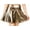 Pewter, variant on Sakkas Womens Liquid Metallic Stretchy Flared Sporty Mini Skater Skirt USA Made - Gold - Medium