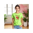 thumbnail image 1 of Playera Blusa De Frambuesa Raspberry Sweet & Tasty – Dulce Estilo que Te Hace Brillar Color Verde Lima Talla Grande Marca Emil SaEs, 1 of 4