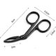 thumbnail image 5 of Scissor Tweezers Flat Tip 3pcs Facial Hair Tweezers Scissors Shaped Eye Eyebrow Plucker Scissors Tweezers Eyebrow Clip Tool 8*4.6cm Silver Black Gold, 5 of 5