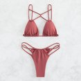thumbnail image 2 of Traje de baño de bikini para mujer, conjunto de bikini para mujer Traje de baño cruzado para mujer Conjunto de bikini para mujer Estándares líderes en la industria, 2 of 6