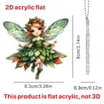 thumbnail image 2 of Dsscvnef Enchanting Flower Fairy Acrylic Pendant Suitable for Car Backpack Keychain Perfect Holiday Giving, 2 of 6