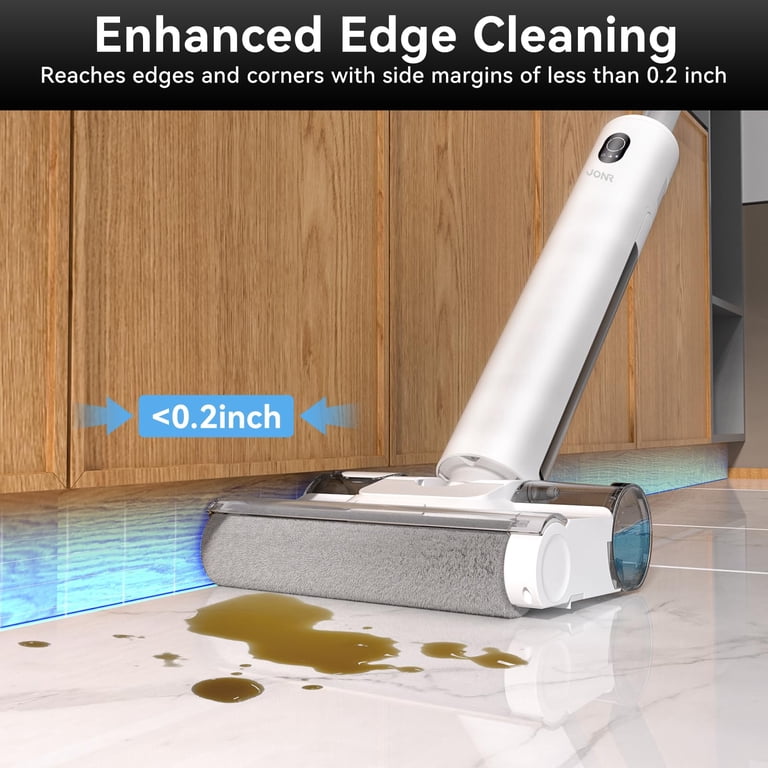 JONR S20 Pro Cordless Wet Dry Vacuum and Mop, 15000Pa, White