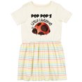 thumbnail image 3 of Inktastic Pop Pop's Little Ladybug Girls Toddler Dress, 3 of 5