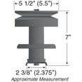 thumbnail image 3 of Deck Spindle Assembly Compatible with 1985-1991 AYP Husqvarna 38-Inch LT112 LT125 YT120 YT125 CT153 LT920 121676X 532121676, 3 of 3