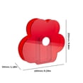 thumbnail image 5 of Florero Florero de arte moderno Florero Acrílico Regalo para decoración de habitación estética ( ) Rojo, 5 of 5