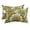 Yellow, Olive, Tan, variant on Teal Blue Floral Boho Outdoor Pillows for Chaise Lounge Chair Waterproof Lumbar Pillows with Insert&Adjustable Strap Beach Headrest Pillow Abstract Rustic Botanical Flowers Pool Pillow 12"x20"