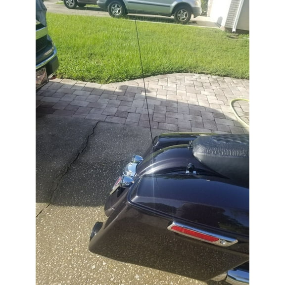 31" inch Black Whip AM/FM/XM/CB Antenna Mast Power Rod Radio for HARLEY-DAVIDSON 1989-2022 New