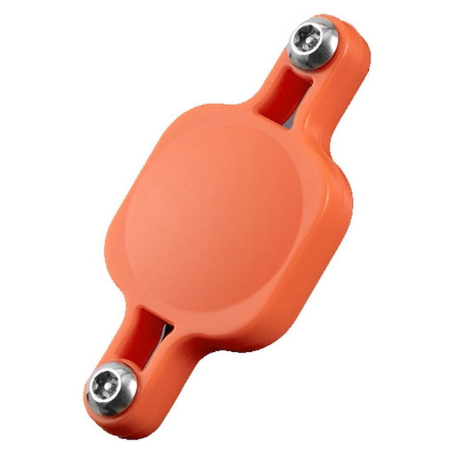 relayinert Bicycle Mount Locator Protector Parts Cover Waterproof Case Holder Riding Supply Replacement for AirTag Orange 1Set