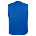 thumbnail image 6 of TOPTIE 5 Pack Unisex Work Vest Button Up Vest Volunteer Activity Supermarket Uniform-Blue-XL, 6 of 7