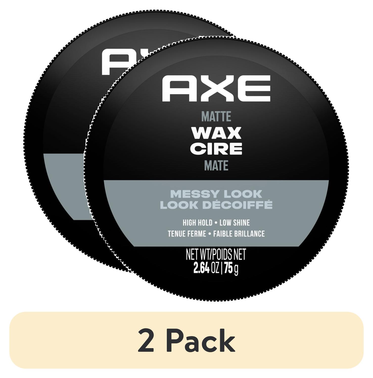 (2 pack) AXE Hair Pomade, Messy Look Matte Wax, 2.64 oz