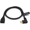 thumbnail image 1 of YISITIAN 2 Feet Ultra HD HDMI 8K Cable, 90 Degree Left Angle HDMI 2.1 Version Male to Female High Speed Shield Cable for Xbox TV PS4 PS5 Switch, Support 8K@60HZ 4K@120HZ (Left-FM) CJ919-24853, 1 of 7