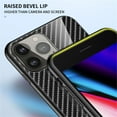 thumbnail image 6 of SaniMore Cover Compatible with iPhone 14 Pro 6.1" 2022, Rugged Carbon Fiber Glass Backplane Shockproof TPU Bumper Luxury Eye-catching Anti-drop Heavy Duty Protective Case For iPhone 14 Pro, Blue, 6 of 10