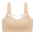 thumbnail image 2 of Npasoilc Seamless Supportive Wireless Bra for Women Push Up Bralette Bras Solid Color Mesh Sports Bra, 2 of 6