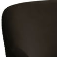 thumbnail image 3 of Studio 55D Ames Quilted Espresso Velvet Swivel Chair, 3 of 9