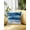 Blue, variant on Outdoor Pillows Waterproof, Navy Blue Coastal Beach Throw Pillows with Inserts Included, Summer Nautical Ocean Ombre Art Indoor Outdoor Decorative Lumbar Pillow for Bed/Couch/Patio 18"x18", 1Pcs