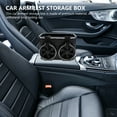 thumbnail image 3 of LOLIPPYY Car Center Console Storage Box Organizer with Cup Holder for Vehicle Interior, 3 of 7