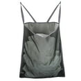 thumbnail image 2 of Contemporary Home Living 26" Charcoal Black Bath Mesh Laundry Hamper Bag, 2 of 6