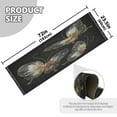 thumbnail image 6 of Wobogo Gold Transparent Butterfly Bedside Long Rug Delicate and Soft Modern Indoor Area Decor Non Slip Carpet for Bed Room Corridor Entrance Balcony, 6 of 8