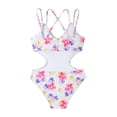 thumbnail image 4 of Gerichy Toddler Girl Swimsuit,Girls Bathing Suit Girls 1 Piece Swimsuit Cut Out Swimwear Summer Casual Tie Dye Beach Sport Bathing, 4 of 8