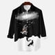 thumbnail image 2 of Camisa de manga larga para hombre, blusa con cuello vuelto, botones informales, cárdigan con estampado sin posicionamiento, camisa tipo cárdigan Odeerbi ODB-2, 2 of 5