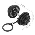 thumbnail image 2 of unbranded Llaveros Para Gimnasio En Negro Con Charm De Como Regalo Motivacional, 2 of 8