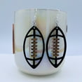 thumbnail image 4 of Mall of Style - Football Jewelry for Women - Football Earrings - Football Mom Earrings (Ink Black), 4 of 8