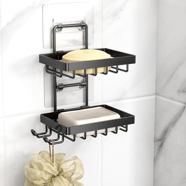 ACDANC Shower Soap Dish,No-Drill Easy Installation Soap Dish for Shower ...