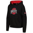 thumbnail image 2 of Women's Black Ohio State Buckeyes Big Logo Pullover Hoodie, 2 of 3