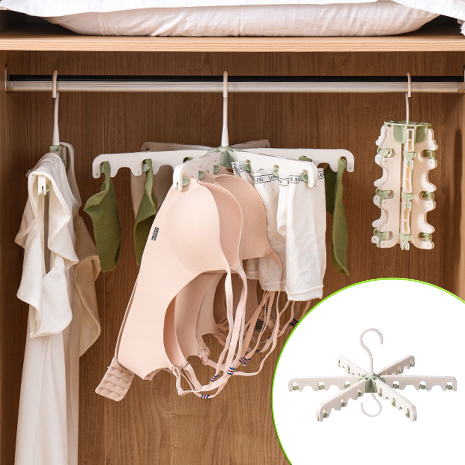 Yyeselk Portable Clothes Hangers Travel Hangers Foldable Hangers Travel