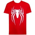 thumbnail image 1 of Spider-Man Video Game Logo Red Men's T-Shirt-2XLarge, 1 of 1