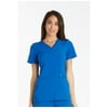 Cherokee iFlex Women Scrubs Top V-Neck Knit Panel CK605