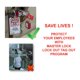 thumbnail image 2 of Candado de seguridad Master Lock 410BLU Lockout Tagout con llave, 2 of 6