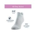 thumbnail image 6 of Peds Women's All Day Active No Show Double Tab Socks, 6 Pairs, 6 of 6
