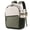 Beige-olive Green-dark Green, variant on Backpack Purses for Women, Chic Versatile Backpack with Water Bottle Pocket, Lightweight Waterproof Casual Daypack for City Work Commute, College, Travel & Gifts, Black-White-Brown