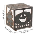 thumbnail image 3 of Kyusrd Led Candlelight Lamp for Halloween Decor,Wooden Ornament Decorations With LED Lights for Indoor Outdoor Party Home Garden Table Mantel Scary House Decor, 3 of 6