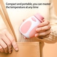 thumbnail image 4 of Wosthever Calentador de manos eléctrico Recargable de mano Calentador de invierno cálido para clima frío Banco de energía de viaje Regalo Equipo de Suministros térmicos Rosado Wosthever HA071614-01, 4 of 6