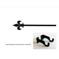 thumbnail image 2 of Fleur De Lis Curtain Rod - Sm   (hardware Is Included), 2 of 2
