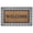 Black, variant on Achim Wrought Iron Rubber Doormat Fleur De Lis, 18" x 30"
