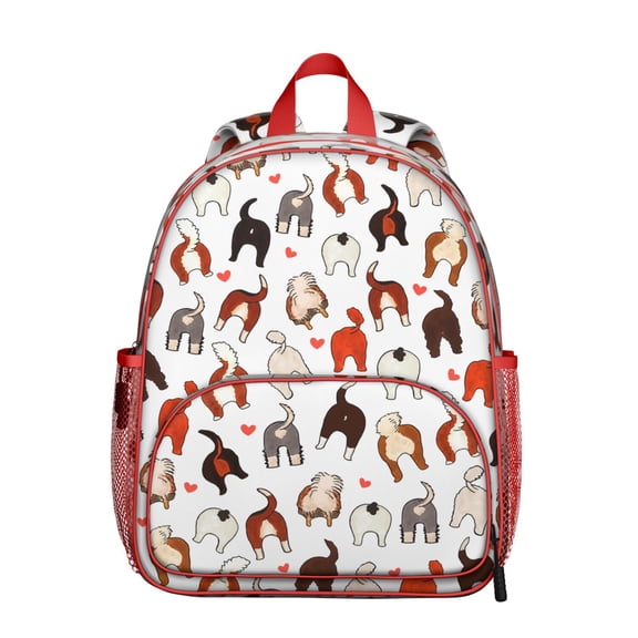 Abstract Cat Art Student Backpack – Vintage Cat Illustration With Cute Watercolor Cat And Floral Cat Design