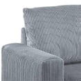 thumbnail image 4 of Pemberly Row 85 Inch Convertible Pull Out Sofa Bed Gray Corduroy, 4 of 11