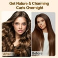 thumbnail image 6 of Satin heatless hair curler, Lazy Natural Soft Wave DIY heatless curls for Sleep in Overnight, for All Hair Types - White, 6 of 8