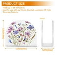 thumbnail image 2 of Ryvnso Watercolor Wildflower Acrylic Napkin Holder Table Kitchen Paper Tissue Organization, 2 of 7